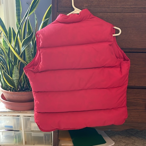 Vintage Woolrich Down Vest Red Womens M - Picture 4 of 5